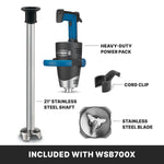 Waring WSB700X Immersion Blender – 21" Heavy-Duty Big Stik® EvolutionX