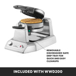 Waring WWD200 Waffle Maker – Double Classic Commercial Waffle Maker