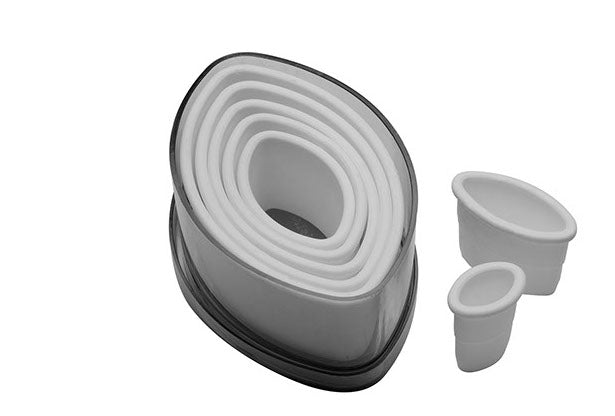 Ateco 5755 7 Piece Plain Football Set