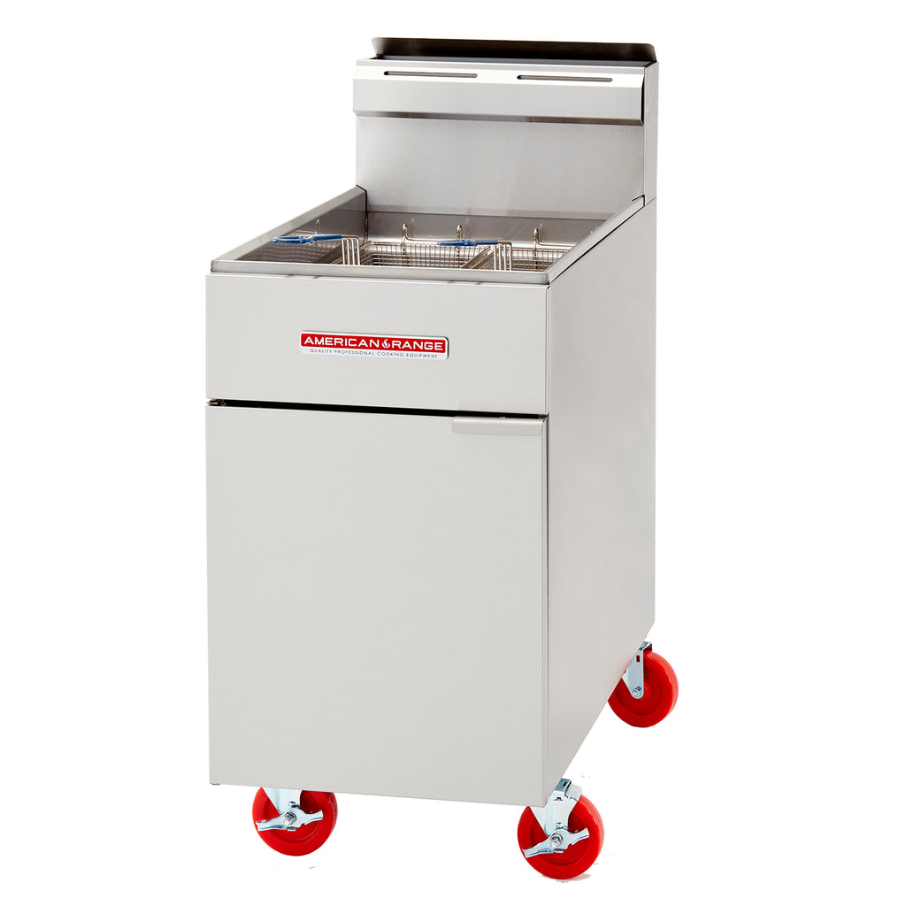 American Range AF-75 Fryer Floor Model, Gas, 75 Lbs Capacity