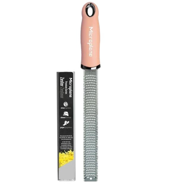 Microplane 46923 Premium Classic Citrus Zester and Grater, Dusty Rose