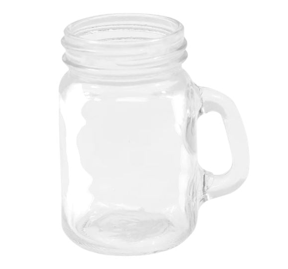 TableCraft Products FLBEER4 4½ oz Mini Mason Jar Cocktail Glasses, Pack of 4