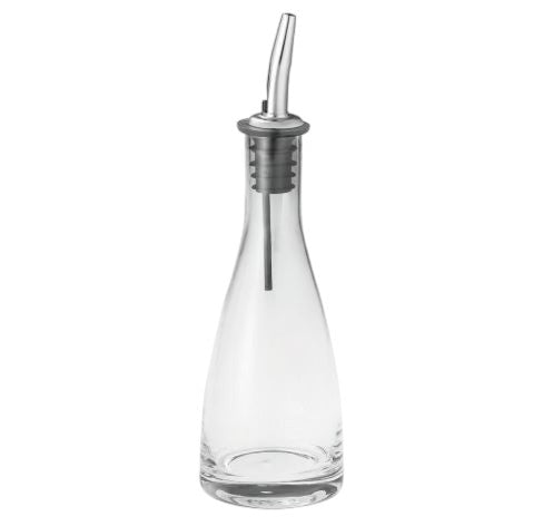 TableCraft Products 611 Siena Collection™ Glass Bottle with Pourer 2.438" x 2.438" x 8.375"