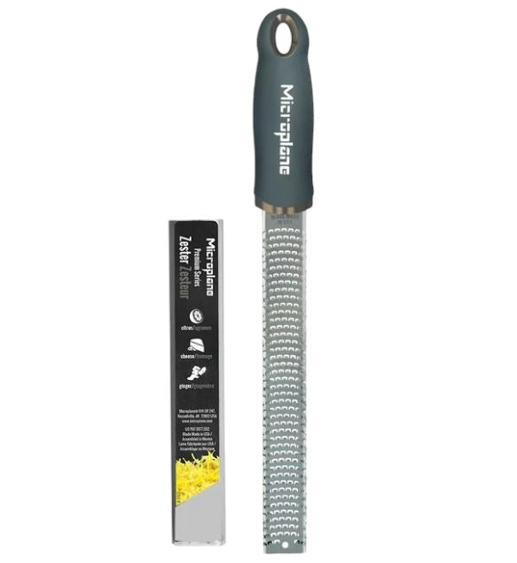 Microplane 46743 Premium Classic Citrus Zester and Grater, After Dark Gray