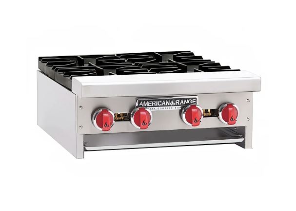 American Range ARHP-24-4 24" Hot Plate w/ 4 Burner, Countertop, Gas