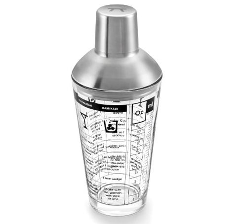 Fox Run B327 12 oz Cocktail Shaker Glass and Stainless Steel