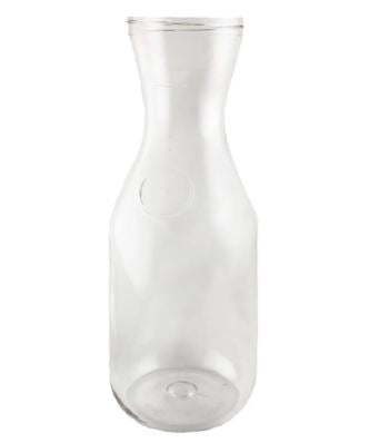 Cambro WW750T135 25 3/8 oz Camliter Beverage Decanter w/ Lid, Clear