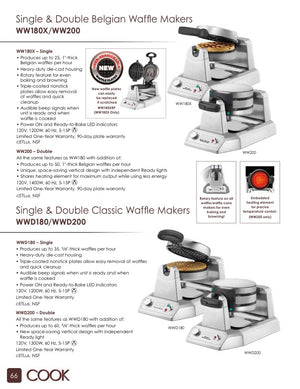 Waring WWD200 Catalog Page