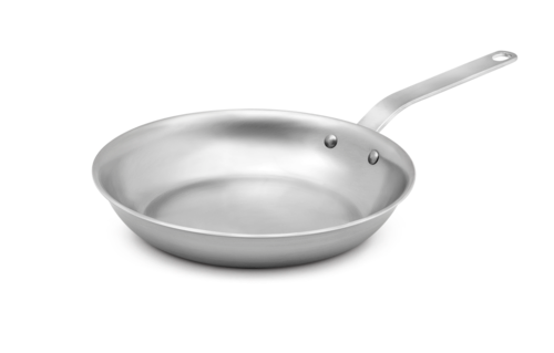 Vollrath 691110 Tribute 10" Tri-Ply Stainless Steel Fry Pan with Plated Handle