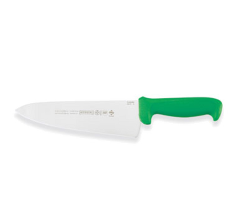 Mundial 5610-8 VD RF Cooks Knife 8"L x 2-1/2"W Antimicrobial High Carbon/No Stain Blade Green