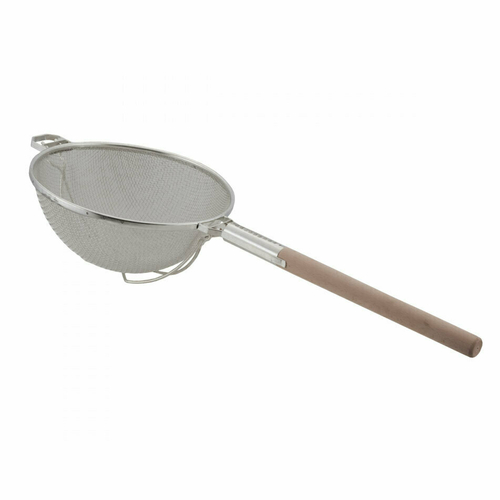 Libertyware WHSHD12 Strainer 12" Reinforced Double Medium Mesh Stainless Steel