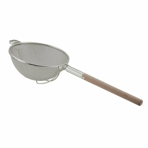 Libertyware WHSHD12 Strainer 12" Reinforced Double Medium Mesh Stainless Steel