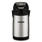 Waring WCA22 Airpot – 2.2 Liter Stainless Steel Coffee Dispenser