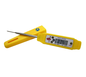 Cooper-Atkins Corporation DPP400W-0-8 Digital Test Pocket Thermometer 2-3/4in stem Length 3/4in tip On/Off Button