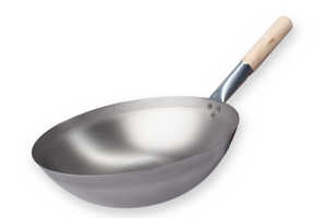 Crestware CSWOK14 14" Carbon Steel Wok