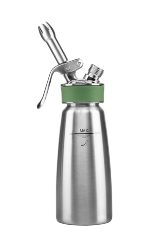 iSi 166101 1/2 Liter Whipped Cream Dispenser - Stainless Steel, Green