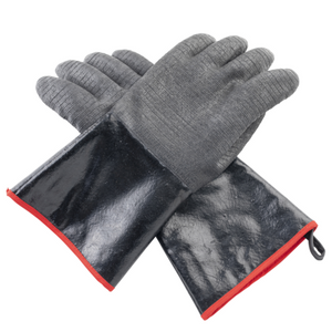 Tablecraft 11735 13 3/4" High Heat Gloves - Black