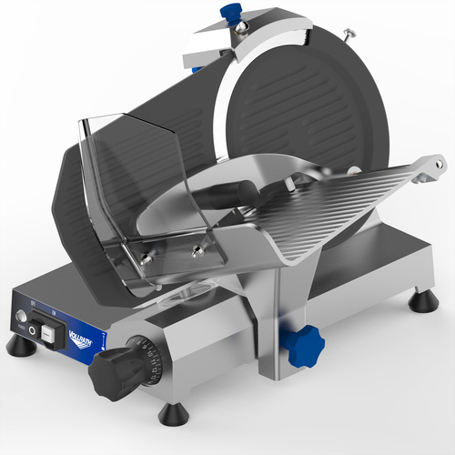 Vollrath 40950 Manual Meat Slicer, Gravity Feed, Belt Driven, Aluminum 120V