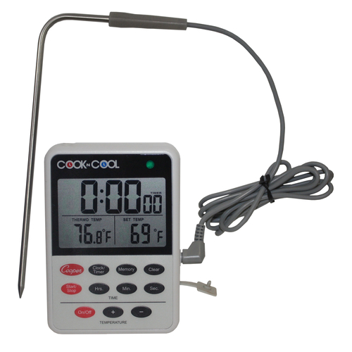 Cooper-Atkins DTT361-01 Digital Cooking Thermometer And Timer With 6-1/2" Probe