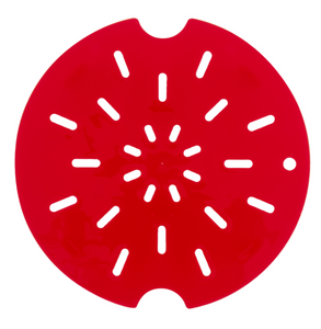 Cambro 6RFSFPDPP266 CamRounds™ FreshPro 6 and 8 Qt. Red Round Polypropylene Food Storage Container Drain Tray