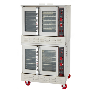 American Range MSD-2HE Majestic Double Deck Standard Depth Gas Convection Oven 108,000 BTU