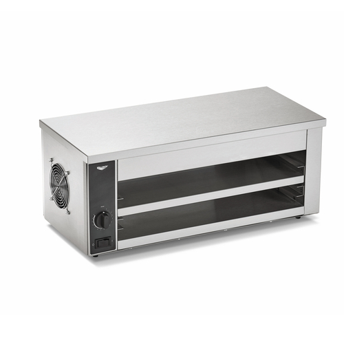 Vollrath CM2-12026 26 1/4" Electric Cheese Melter, Quartz Heaters, Stainless Steel, 120V