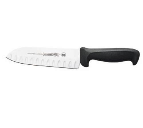 Mundial 5604-7GE PR RF Santoku Knife 7", Granton Edge Blade Black