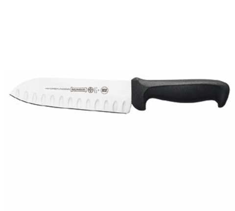 Mundial 5604-7GE PR RF Santoku Knife 7", Granton Edge Blade Black