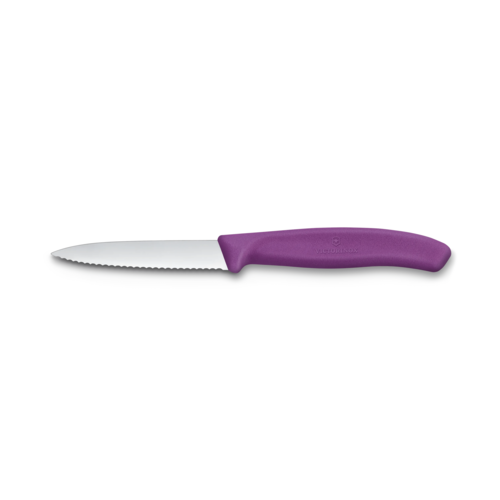 Victorinox 6.7635.C1 3" Serrated Blade Paring Knife Purple