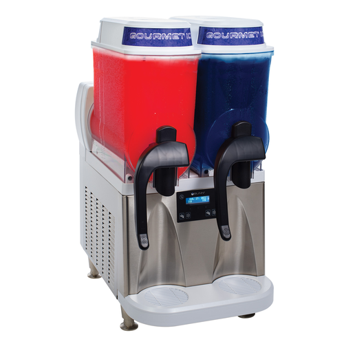 Bunn 58000.0000 Ultra NX White and Stainless Steel Double 3 Gallon Slushy Machine 120V