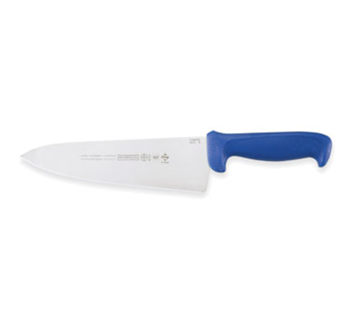 Mundial 5610-8 AZ RF Cooks Knife 8"L x 2-1/2"W Antimicrobial High Carbon/No Stain Blade Blue