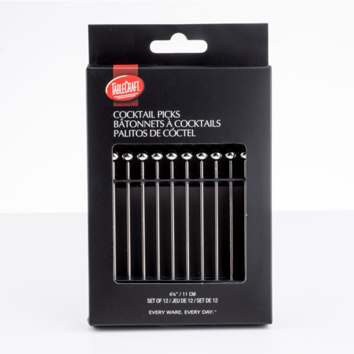 TableCraft Products 12255 Cocktail Picks Stainless Steel