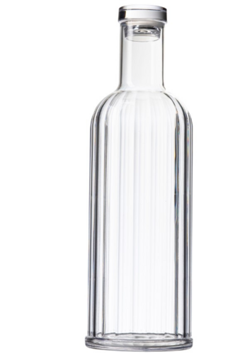 Tablecraft 11801 34 oz Carafe w/ Lid - SAN, Clear