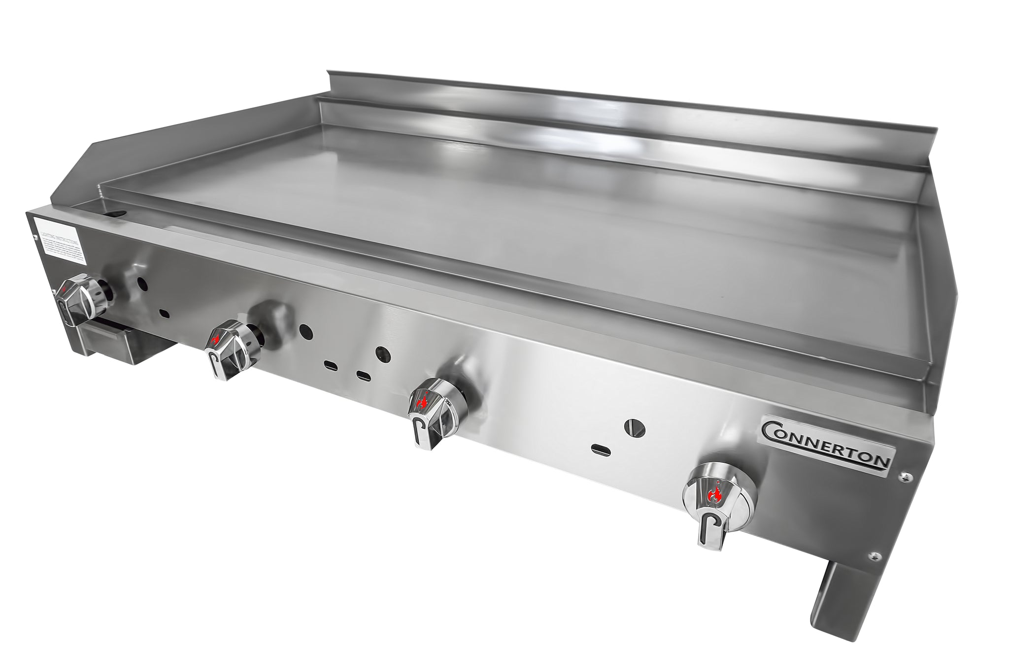 Connerton CG-24-M-S Griddle  1", countertop, gas, 24"W x 22"D x 1" thick highly polished steel griddle plate, manual controls, 44,000 BTU, NSF