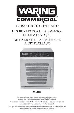 Waring WDH10 Owner s Manual