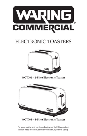 Waring WCT704 Owner s Manual