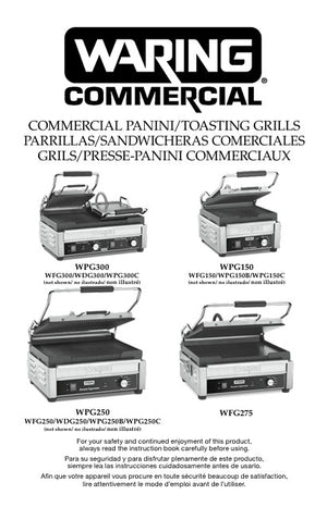 Waring WPG250T Owner s Manual