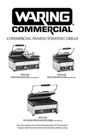Waring WFG250 Owner s Manual