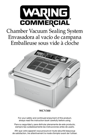 Waring WCV300 Owner s Manual