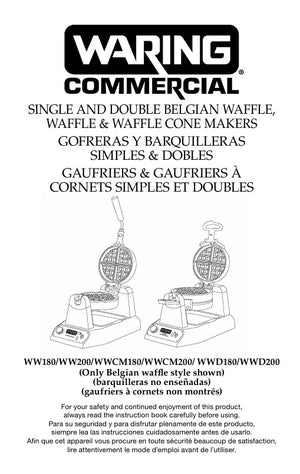 Waring WW200 Owner s Manual