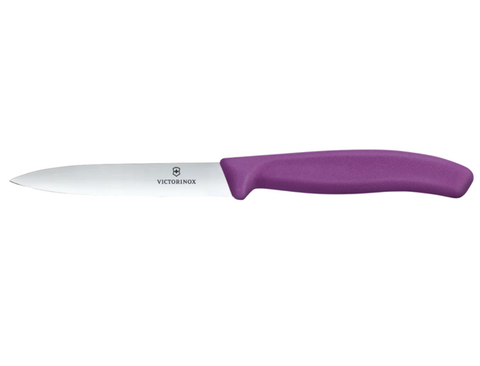 Victorinox 6.7705.C1 Paring Knife 4" Blade Purple