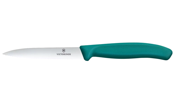 Victorinox 6.7734.C1 4" Serrated Blade Paring Knife Green