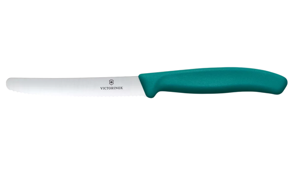 Victorinox 6.7834.C1 4.3" Serrated Classic Tomato & Table Knife Green