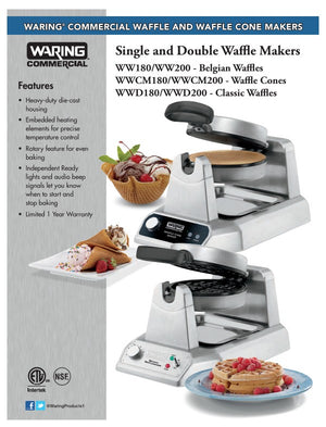 Waring WWD200 SpecSheet