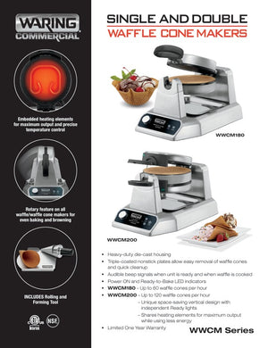 Waring WWCM180 SpecSheet