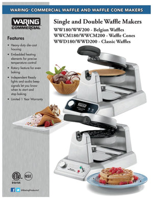 Waring WW200 SpecSheet