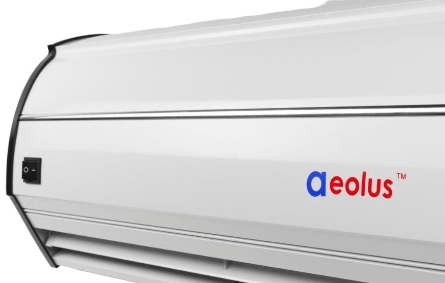 AEOLUS FM3512LY 48" Air Curtain, Micro Switch, White