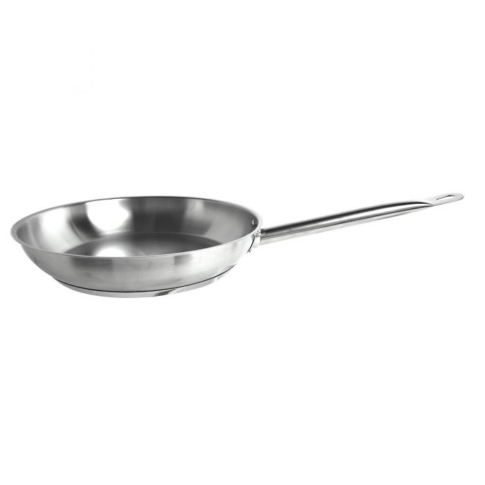 Thunder Group SLSFP4011 11" Stainless Steel Fry Pan Encapsulated Base