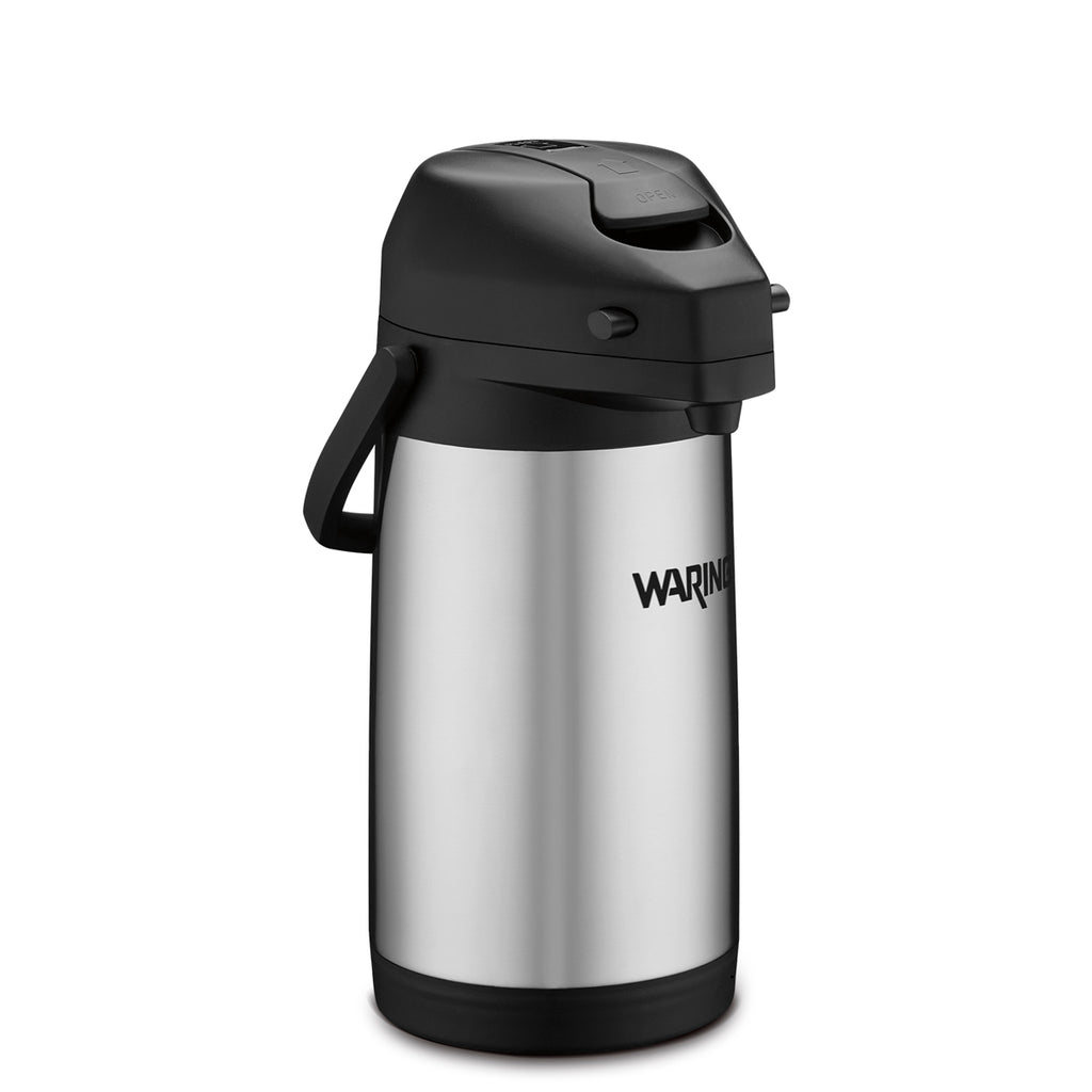 Waring WCA25 Airpot – 2.5 Liter Stainless Steel Coffee Dispenser
