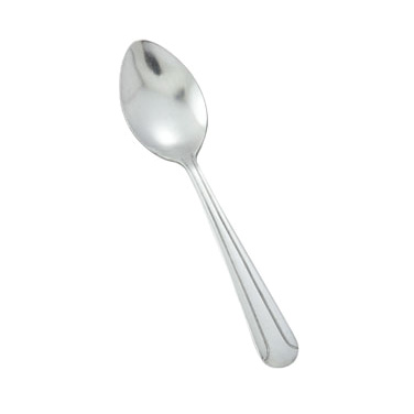 Winco 0001-09 Demitasse Spoon 4-5/8", Stainless Steel, Medium Weight, Dominion Style